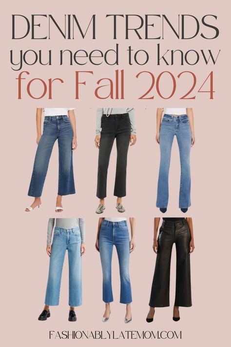 Elevate your denim game with our guide to Chic Denim Trends to Know for Fall 2024. Discover the must-have 2024 Denim styles and explore different Types Of Jeans that suit your personal style. Stay on-trend this season with our insights into the hottest Trends For 2024 in denim fashion. Jeans Trend 2024, 2024 Denim, Fall Fashion Jeans, Jeans Outfit Fall, Types Of Jeans, Winter Styles, Trends For 2024, Trend 2024, Fall Jeans