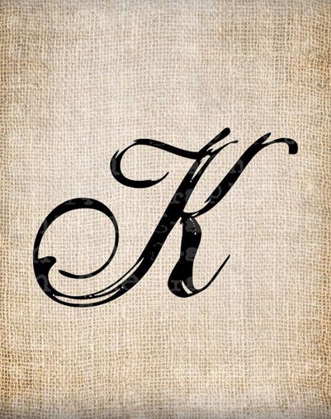 Ring finger K Script, Letter K Tattoo, Letter K Design, Watercolor Font, The Letter K, K Tattoo, K Design, Omerta Tattoo, Alfabet Letters