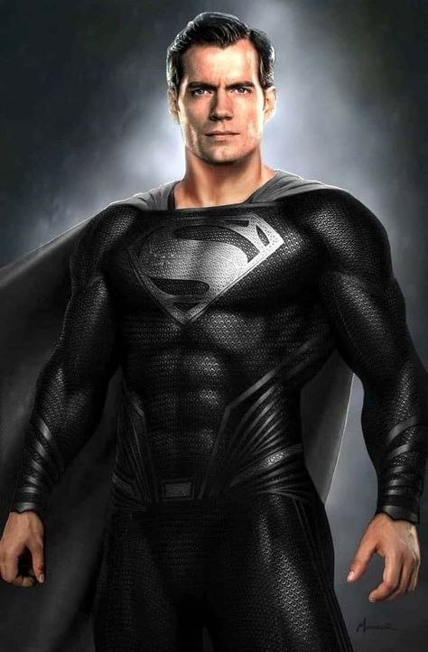 Superman Black Suit, Henry Superman, Superman Suit, Black Superman, Superman Pictures, Superman Henry Cavill, Superman 2, Superman And Lois Lane, Superman Artwork