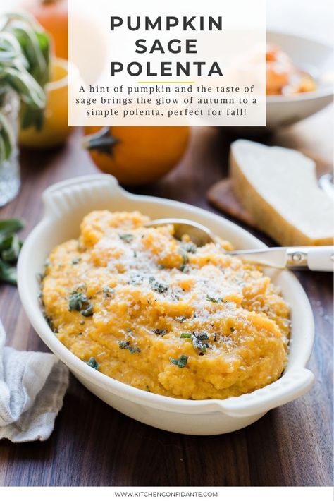 Polenta Recipes, Veggie Dishes, Perfect Side Dish, The Glow, Vegetable Side Dishes, Polenta, Pumpkin Recipes, Vegetarian Dishes, The Taste