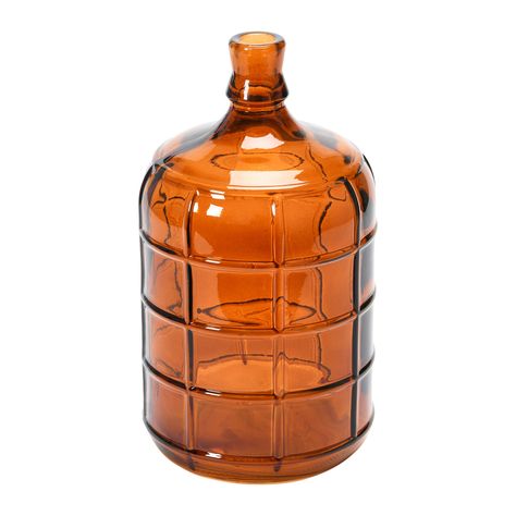 Storied Home Glass Bottle, Amber Color - Walmart.com Decorative Bottles, Amber Brown, Amber Glass Bottles, Creative Co Op, Brown Colour, Bottle Vase, Amber Color, Amber Glass, Smooth Texture