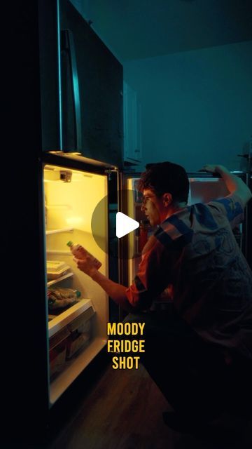 Fridge Cinematography, Cinematography Lighting, Movie Board, Filmmaking Cinematography, Cinematic Lighting, Fridge Door, Cinematic Photography, Video Film, Ambient Light