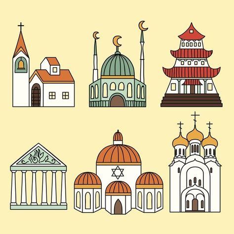 Building Silhouette, Vector House, Church Icon, Church Images, Keyword Elements Canva, Mosque Art, Hand Drawing Reference, Mickey Mouse Wallpaper, Bullet Journal Themes