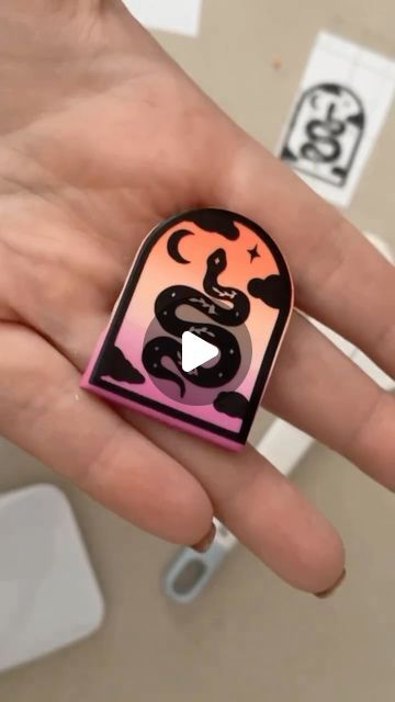 Cricut Australia & New Zealand on Instagram: "Fang-tastic accessories 🐍✨ @thelittlecrafthouseaus used Cricut Maker 3 and Cricut Permanent Vinyl to cut out this cool snake design for a pair of earrings!⁠
⁠
There are so many things to do with vinyl. Want to get started? Check out the link in bio for how-to guides and inspiration!⁠
⁠
#DIYjewellery #earrings #serpent⁠" Polymer Clay Cricut, Cricut Maker 3, Cool Snakes, Clay Techniques, Polymer Clay Resin, Resin Jewellery, Snake Design, Earring Tutorial, Polymer Clay Tutorial