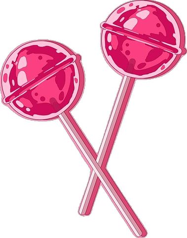 Girly Clipart, Pink Lollipop, Pink Kawaii, Candy Sweet, Lollipop Candy, Sweet Lover, Girly Design, Food Stickers, Kawaii Food