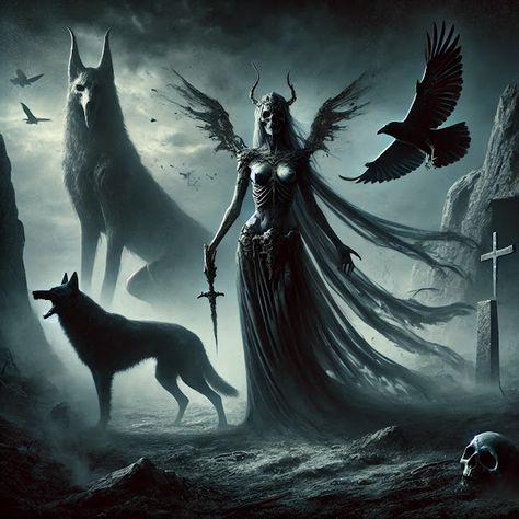 Helheim Norse Mythology, Goddess Hel, Viking Goddess, Symbols Of Life, Erik The Red, Powerful Symbols, Dark And Mysterious, Norse Goddess, Norse Symbols