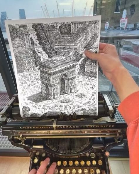 Typewriter Machine, Typewriter Art, James Cook, Create Drawing, Special Words, Vintage Typewriters, March 19, Create Art, Typewriter