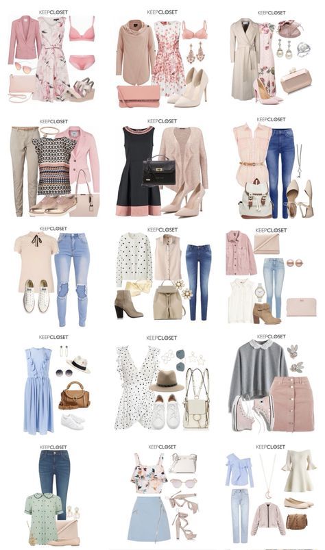 Soft Summer Wardrobe Capsule, Romantic Outfit Summer, Light Summer Color Palette Outfits, Soft Summer Capsule Wardrobe, Soft Summer Color Palette Outfits, Feminine Capsule Wardrobe, Library Design Ideas, Light Summer Style, Library Video