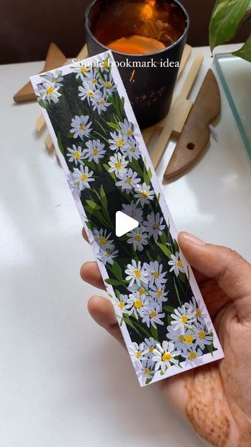 Acrylic Sheets Ideas, Acrylic Painting Bookmarks, Painting On Acrylic Sheets, Creative Videos, Painting Floral, Acrylic Sheets, Creative Video, Creative Outlet, Artist On Instagram