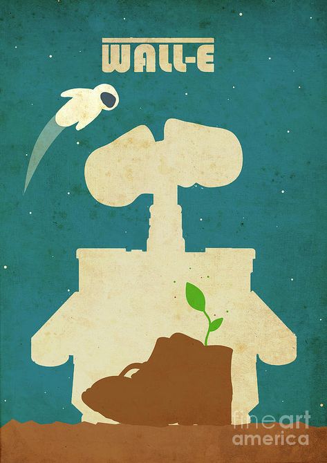 Wall E Eva, Star Wars Travel Posters, Walle Y Eva, Walle And Eva, Minimalist Poster Wall, Disney Canvas Paintings, Disney Minimalist, Pokemon Painting, Hope Poster