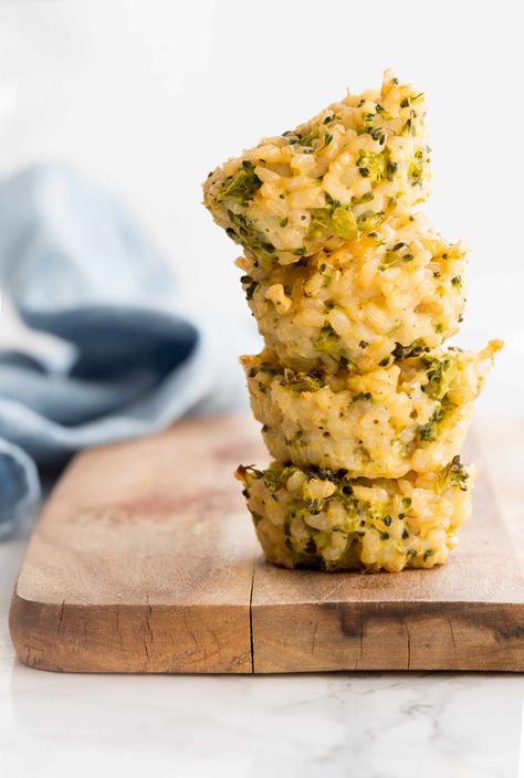 Broccoli and Cheddar Brown Rice Muffins - Inspiralized Rice Muffins, Toddler Lunch Ideas, Toddler Lunch, Toddler Dinner, Picky Toddler, Toddler Lunches, Kid Friendly Lunches, Healthy Toddler Meals, Toddler Snacks