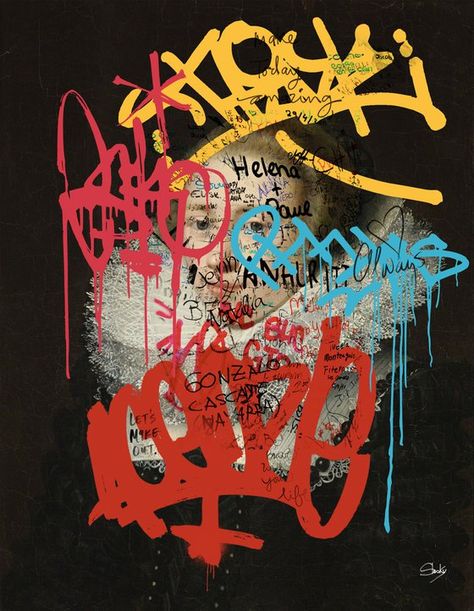 Slasky - Paintings for Sale | Artfinder Graffiti Lettering Fonts, Cover Art Design, Graffiti Artist, Be Brave, Paintings & Prints, Album Art, Graffiti Art, Paintings For Sale, Artwork Painting