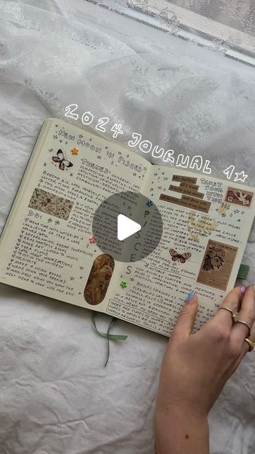 nikey on Instagram: "first journal of 2024 is filled! 📝🥹⭐️ also it's perfect timing, because now i can gift myself a new one for my birthday next week! 🧚🏻‍♀️ so in love with this one. it's a perfect mix of messy writing pages and pretty spreads and filled with so many feelings and memories, it means so much to me. my heart between pages. ❤️‍🩹 #journaling #journal #tagebuch #bujo #journalinspiration #writing #diary #2024journal" Bujo First Page, First Page Of Journal, First Journal Page, Messy Writing, Journal First Page, Writing Diary, Perfect Timing, So In Love, Journal Inspiration