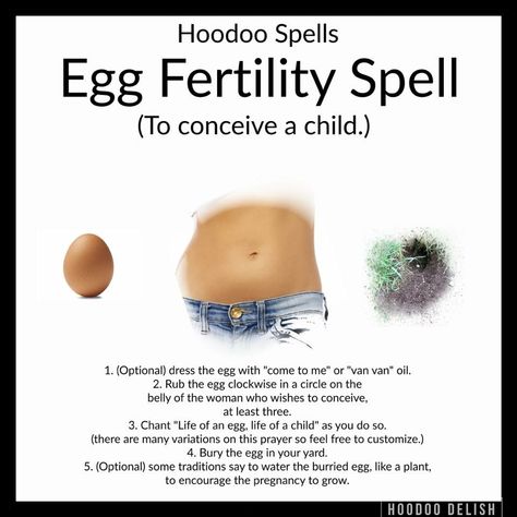 Fertility Spell, Hoodoo Conjure Rootwork, Pregnancy Spells, Fertility Spells, Hoodoo Magic, Hoodoo Conjure, Hoodoo Spells, Fertility Doctor, Spells For Beginners