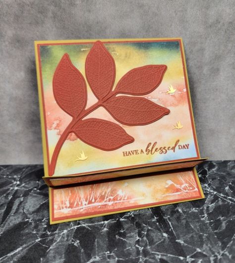 Thoughtful Journey & Changing Leaves | Stamping with Linda, CARD-iologist Thoughtful Journey Su Cards, Thoughtful Journey Dsp, Su Layering Leaves, Changing Leaves Su, Stampin Up Changing Leaves Cards, Changing Leaves, Have A Blessed Day, Specialty Paper, Fancy Fold Cards