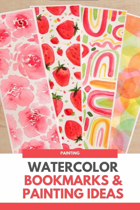 Watercolor painting is a captivating art form that allows you to create beautiful and unique pieces with its fluid and transparent qualities. In this article, we'll explore the wonderful world of DIY watercolor bookmarks and provide you with some delightful painting ideas to get your creative juices flowing. Whether you're an experienced artist or a beginner looking to try something new, these watercolor bookmark projects will make for a perfect blend of creativity and functionality... Diy Watercolour Bookmarks, Watercolor Bookmarks Ideas Simple, Bookmark Watercolor Ideas, Diy Bookmarks Watercolor, Watercolor Bookmarks Diy, Easy Watercolor Bookmarks, Watercolor Bookmark Ideas, Diy Watercolor Bookmarks, Watercolor Bookmarks Ideas