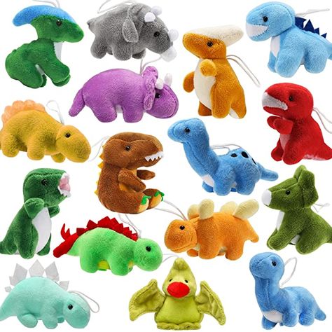 Dino Stuffed Animal, Toddler Party Favors, Dinosaur Figures, Dinosaur Plush Toy, Toddler Parties, Easter Basket Stuffers, Kids Easter Basket, Dinosaurs Figures, Dinosaur Plush