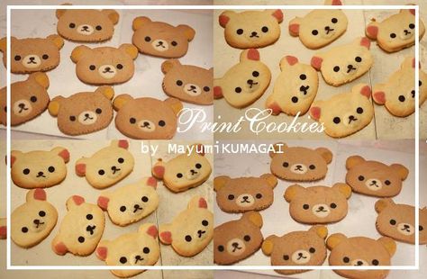 Rilakkuma cookie Rilakkuma Cookies, Puppy Cuddles, Rilakkuma, Cake Inspiration, High Tea, Diy Food, Cute Food, Gingerbread Cookies, Baking Recipes