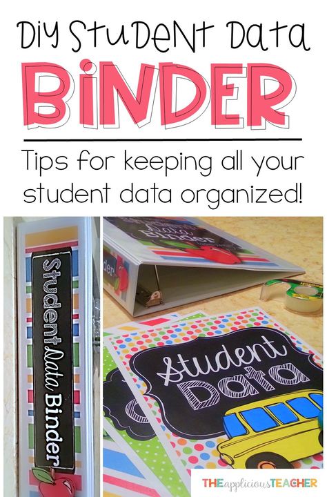 Student Data Organization, Iep Binder, Student Data Binders, Data Folders, Teacher Data, Student Data Tracking, Intervention Classroom, Data Binders, Student Binders