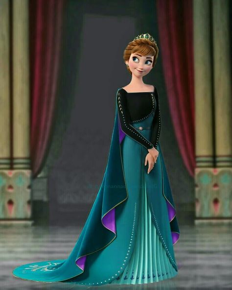 Queen Anna of Arendelle 🇲🇾 on Instagram: “Long live the Queen 👑🌻❄💚💙 . .  As voted by you all for me to post my profile pic here they are 😘➡ tyvm . .  #annaarendelle #bornpowerless…” Anna Dress Frozen, Princess Anna Frozen, Long Live The Queen, All For Me, Frozen Sisters, Frozen Dress, Model Sketch, Disney Princess Frozen, Princess Anna