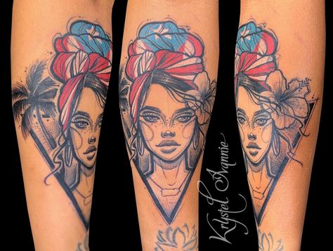 Puerto Rican Warrior Tattoo, Tattoo Ideas Female Puerto Rico, Dominican Inspired Tattoo, Puerto Rico Tattoos For Women, Puerto Rican Inspired Tattoos, Puerto Rico Inspired Tattoos, Boricua Tattoos For Women, Taino Women Tattoo, Cuban Tattoos For Women