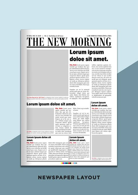 Blackmail Newspaper Format, Newspaper Cover Design, Paper Layout Design, Newspaper Article Template, Newspaper Template Design, Newspaper Format, Newspaper Design Layout, School Newspaper, Indesign Layout