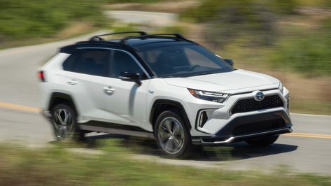 2023 Toyota RAV4 Prime First Test Review: Is the Plug-In Worth It? 2023 Toyota Rav4, Rav4 Prime, Toyota Suv, Rav4 Hybrid, Rav 4, New Tech, Electric Range, Fancy Cars, Automotive News