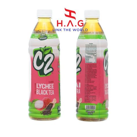 H.A.G Inter Co., Ltd is supplying Asian C2 black tea lychee exotic drinks C2 Drink, Lon Bia, Soft Drinks, Coconut Water, Black Tea, Coconut, Cooking Recipes, Snacks, Tea