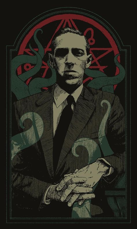 H.P. Lovecraft Lovecraft Monsters, Lovecraft Art, Cthulhu Art, Lovecraft Cthulhu, The Legend Of Sleepy Hollow, Lovecraftian Horror, H P Lovecraft, Hp Lovecraft, Eldritch Horror