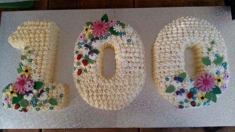 100th birthday cake 100 Year Old Birthday Cake Ideas, 100th Birthday Cake Ideas, 100 Birthday Party Ideas, 100 Birthday Cake, 100th Birthday Party Ideas, 100th Birthday Cake, 100th Birthday Party Decorations, Granny Cake, Quilt Cake