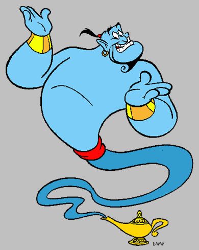 Genie Clipart from Walt | Clipart Panda - Free Clipart Images List Of Disney Characters, Manager Humor, Movie Cartoon, Genie Aladdin, Free Clipart Images, Fairy Tale Characters, Walt Disney Animation, Walt Disney Animation Studios, Baby Clip Art