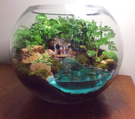 Resin jewelry making resin art supplies › Forums › How Can I…? › How to make water for a terrarium? Tagged: resin-techniques This topic contains 3 replies, has 2 voices, and was last updated by  Shannon 3 months, 3 weeks ago. Author Posts September 8, 2017 at 10:13 pm #10098 Reply Katherine SwiftKeymaster This question comes... Read more » Terrarium Scene, Water Terrarium, Modern Terrarium, Koti Diy, Indoor Fairy Gardens, Cactus Terrarium, Diy Succulent Terrarium, How To Make Water, Miniature Terrarium