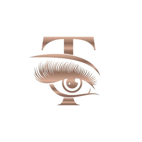 Tt Logo, Eyelash Studio, Deco Nails, Makeup Themes, Eyelash Logo, Art Deco Nails, Makeup Logo, Nail Logo, Eyelash Extentions