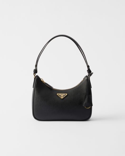 Prada Saffiano Bag, Prada Black Bag, Manifesting Future, Black Prada Bag, Saffiano Leather Mini Bag, Prada Bag Saffiano, Prada Purse, Jeweled Bag, Prada Purses