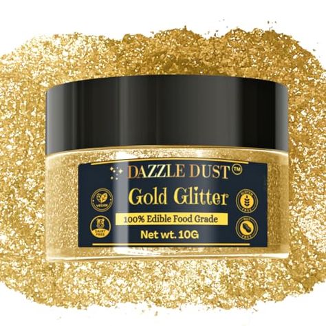 (BULK–10g) Gold Edible Glitter For Drinks, Gold Sprinkles For Cake Decorating, Cocktails, Gold Luster Dust Edible Glitter For Cakes, Edible Cake Decorations 100% Food Safe, Vegan, Gluten Free. Decorating Cocktails, Glitter For Drinks, Edible Gold Glitter, Gold Luster Dust, Gold Sprinkles, Edible Cake Decorations, Luster Dust, Edible Gold, Decorator Icing