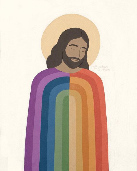 Brooklyn Swenson on Instagram: “There are some things we cannot change about ourselves and things we shouldn’t ask others to change. What can never change is that Christ…” Brooklyn Swenson, Lgbtq Christian, Jesus Revolution, Gay Jesus, Gay Quotes, Liberation Theology, Church Aesthetic, Jesus Loves Us, Lgbt Art