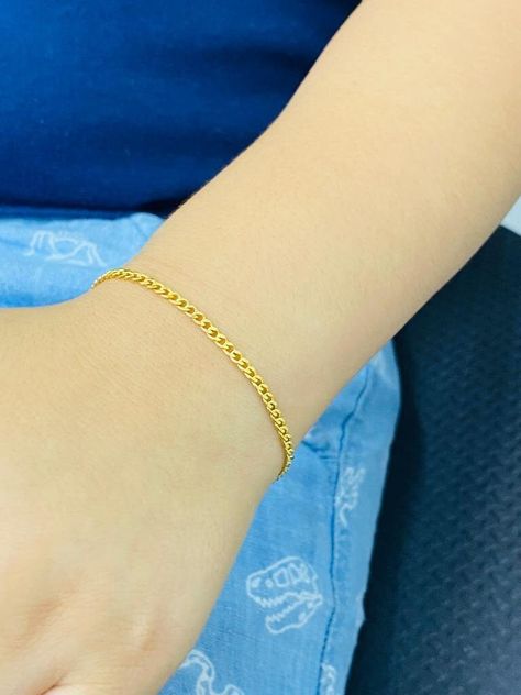 Baby Bracelet, Real Gold, Newborn Baby, Accessories Design, Gold Filled, Everyday Wear, Boy Or Girl, Gold Bracelet, Charm Bracelet