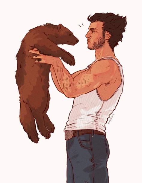 Wolverine (James "Logan" Howlett) - X MEN X Men Funny, Logan Howlett, Deadpool Art, Wolverine Comic, Wolverine Art, X Men Evolution, Wolverine Hugh Jackman, Marvel Xmen, Marvel Characters Art