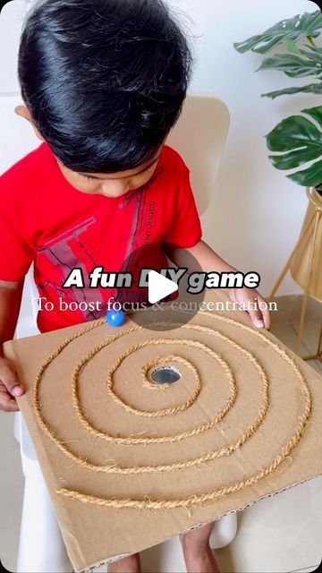 Fun Games For Toddlers, Games To Play With Kids, Diy Kids Games, Focus And Concentration, Kindergarden Activities, Indoor Games For Kids, Toddler Arts And Crafts, Baby Learning Activities, Hand Crafts For Kids