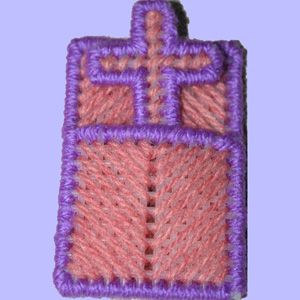 Plastic Canvas Crosses Free Pattern, Cross In My Pocket Plastic Canvas, Cross In My Pocket, Agape Gifts, Canvas Magnets, Senior Crafts, Doubting Thomas, Pocket Cross, Plastic Craft