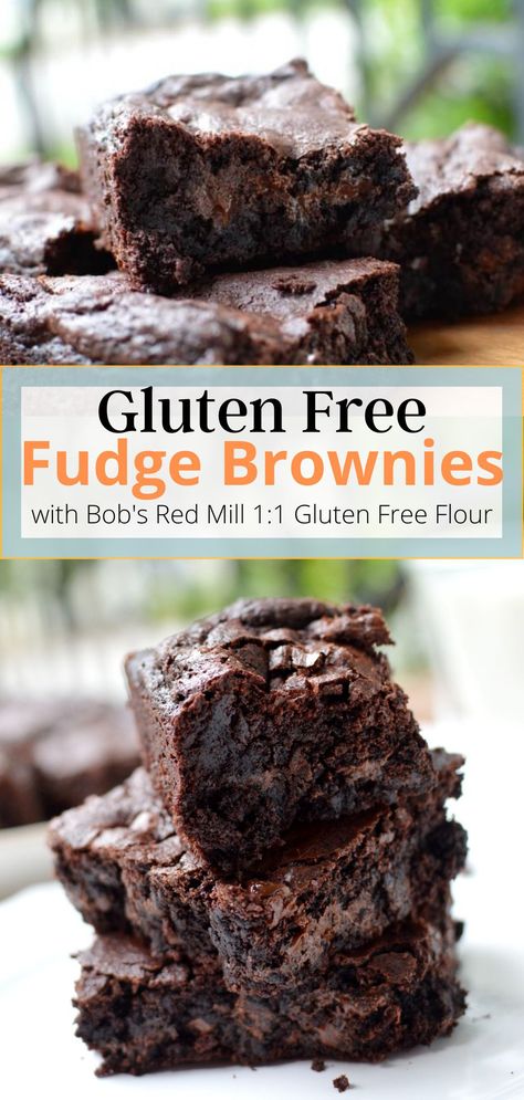 Gluten Free Brownie, Cookies Sans Gluten, Gluten Free Fudge, Gluten Free Brownies Recipe, Gf Cookies, Dairy Free Brownies, Easy Gluten Free Desserts, Gf Flour, Thrifty Thursday