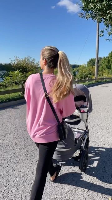 Sahm Vision Board, Mom Walking Baby In Stroller Aesthetic, Active Mom Aesthetic, Athletic Mom Aesthetic, Stroller Walk Aesthetic, Fit Mom Aesthetic, Walks With Baby, Mom Life Aesthetic, Stay At Home Mom Aesthetic