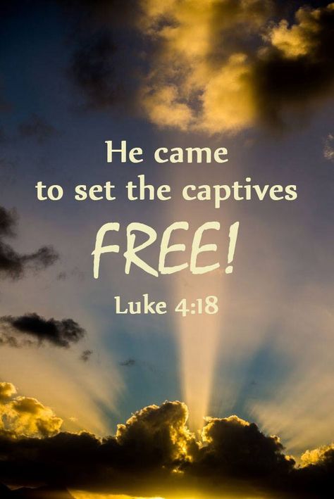 Luke 4:18 Set The Captives Free, Prayer Partner, Gospel Of Luke, Spiritual Health, Light Of The World, Jesus Is Lord, Inspirational Thoughts, Lord Jesus Christ, Scripture Quotes