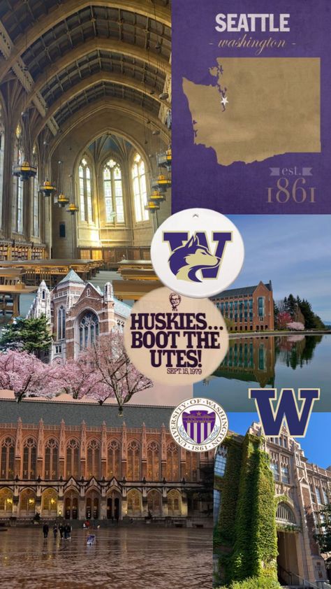 #uw #university #washington #seattle #college #academia #academiaaesthetic Seattle, Collage, University, University Washington, Seattle University, University Of Washington, Academia Aesthetic, Seattle Washington, Washington