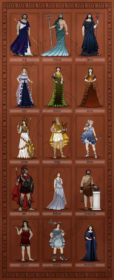 Gods And Goddesses Mythology, Greek Mythology Gods And Goddesses, Greek Gods Art, Greece Gods, Ancient Greece Art, Greece Mythology, Zeus And Hera, Greek Mythology Gods, Daughter Of Zeus