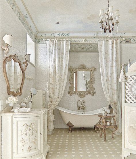 Old Money Shower Aesthetic, Angelcore Bathroom, Bridgerton Bathroom Aesthetic, Ethereal Bathroom Aesthetic, Old Money Bathroom Ideas, Old Money House Bathroom, Old Money Aesthetic Bathroom, Old Money Bedroom Decor, Old Money Kids Bedroom