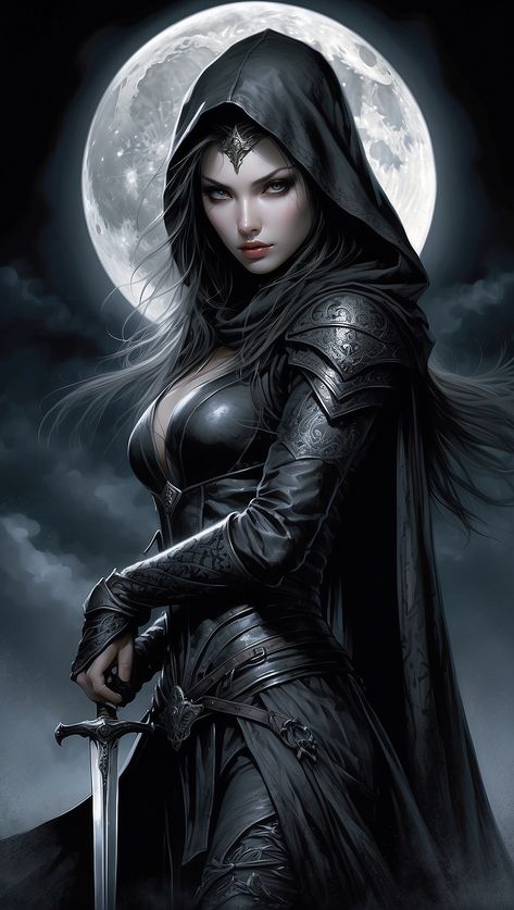 Aesthetic Pictures - Aesthetic Wallpapers #AestheticPictures #AestheticWallpapers Female Warrior Aesthetic, Ice Warrior, Fairytale Creatures, Witch Pictures, Female Assassin, Dark Beauty Photography, Beautiful Witch, Heroic Fantasy, Dragon Ball Art Goku