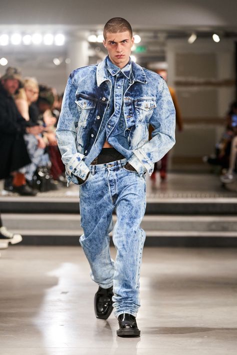 Denim On Denim Outfit Men, Men Denim Outfit, Denim Outfit Men, Canadian Tuxedo, History Fashion, Beachwear Fashion, Men Fashion Casual Outfits, Fall 2022, Menswear Collection