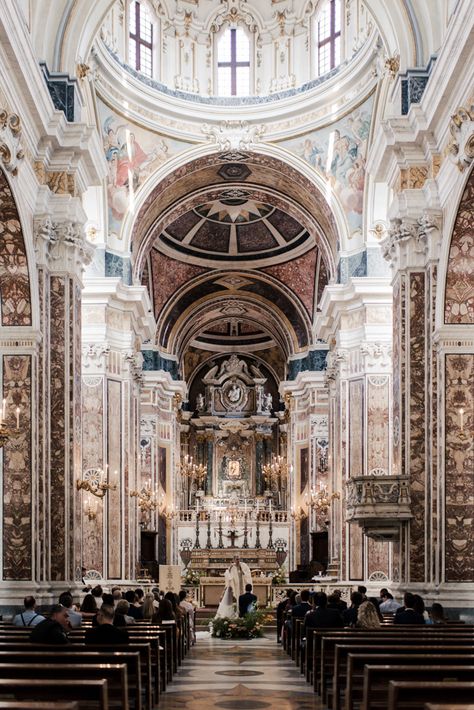 Wedding Ideas Cathedral, Spanish Cathedral Wedding, Beautiful Cathedral Wedding, Big Cathedral Wedding, Wedding Venue Cathedral, Wedding Venues Cathedral, Wedding In Cathedral, Italian Cathedral Wedding, Wedding In Church Aesthetic