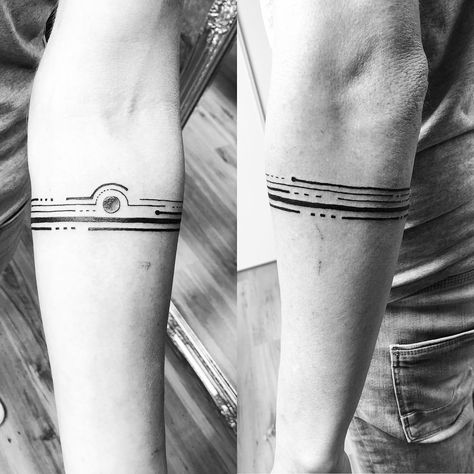 Space Armband Tattoo, Forearm Armband Tattoo, Unique Armband Tattoos For Men, Bracelets Tattoo Men, Forearm Bracelet Tattoo, Arm Band Tattoos For Men With Meaning, Mens Armband Tattoos, Wrist Bracelet Tattoo For Men, Upper Arm Band Tattoos For Men